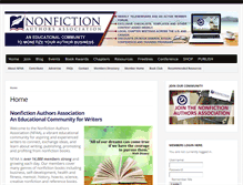 Tablet Screenshot of nonfictionauthorsassociation.com